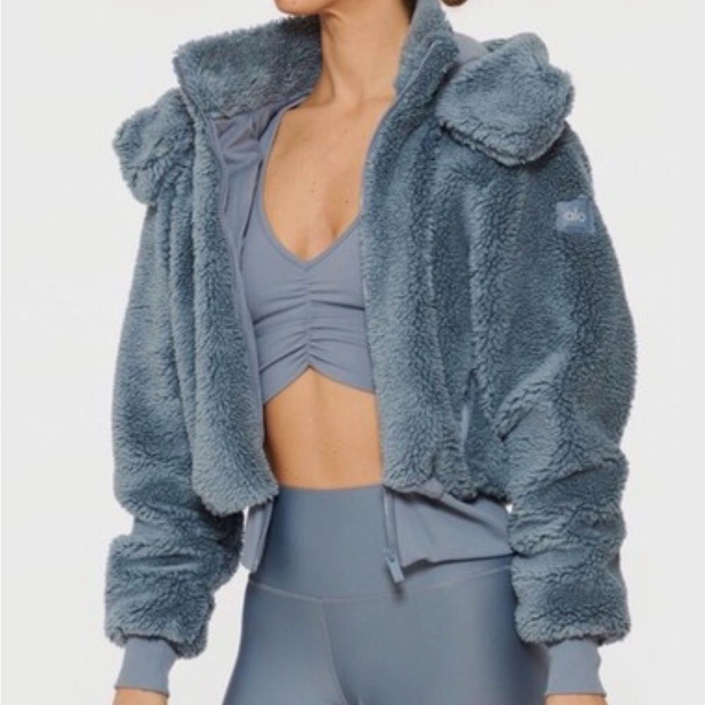 Alo Foxy Sherpa Jacket w/ Removable Hood